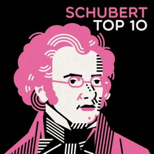 کاور آلبوم 10 اثر برتر فرانتس شوبرت از لیبل وارنر موزیک از Warner Classics