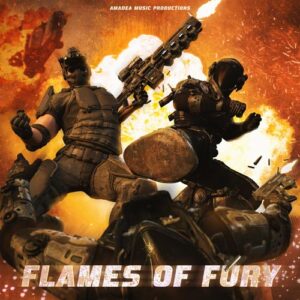 کاور آلبوم موسیقی تریلر راک ارکسترال Flames of Fury اثری از Amadea Music Productions از Amadea Music Productions