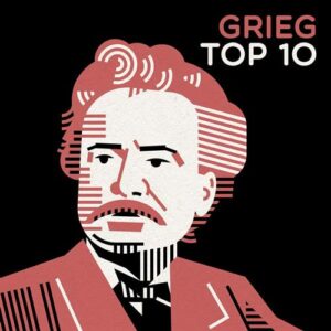 کاور آلبوم آلبوم موسیقی کلاسیک Grieg Top 10 برترین آثار ادوارد گریگ از Edvard Grieg