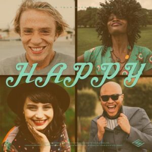 کاور آلبوم موسیقی تریلر Happy اثری شاد و امید بخش از Songs To Your Eyes از Songs To Your Eyes