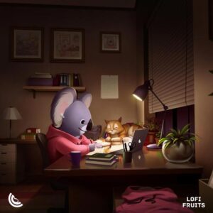 کاور آلبوم با من مطالعه کن ، آلبوم موسیقی لو فای آرامش بخش از لوفی فروتس موزیک از Lofi Fruits Music