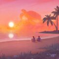 Sunset Swim
