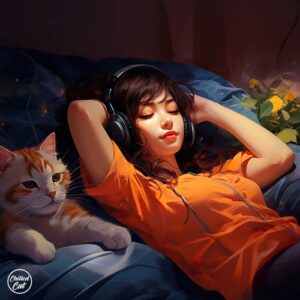 کاور آلبوم آلبوم لو فای زمان خواب بخش اول از اسلیپی کت از Sleepy Cat