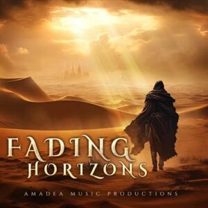 کاور آلبوم آلبوم موسیقی امبینت افق های در حال محو از آمادیا موزیک پروداکشنز از Amadea Music Productions
