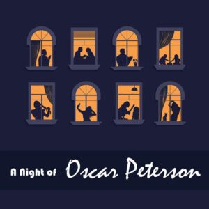 کاور آلبوم آلبوم موسیقی جاز شبی با اسکار پترسون از اسکار پترسون از Oscar Peterson