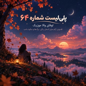 پلیلیست شماره 64 لوفای والا موزیک ؛ قدمزدن آرام میان آسمان رنگی، برگها و سکوت شب