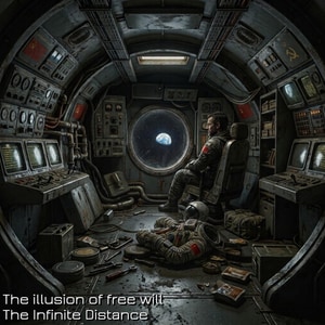 کاور آلبوم فاصلهٔ بیانتها ؛ تداوم جهان اتمسفریک ریکاردو ولا از The Illusion of Free Will