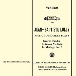 Lully Music to Moliere Plays