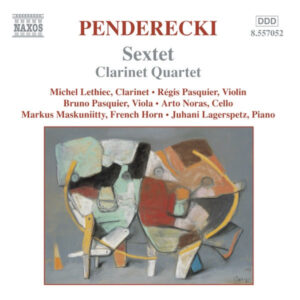 Penderecki _ Clarinet Quartet _ Cello Divertimento
