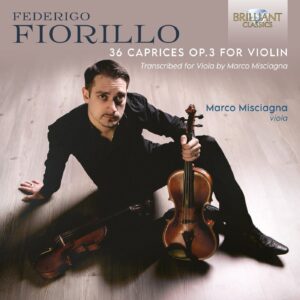 Fiorillo 36 Caprices, Op. 3 for Violin, Transcribed for Viola by Marco Masciagni