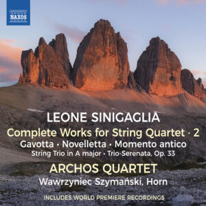 Sinigaglia Complete Works for String Quartet, Vol. 2