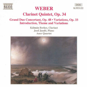 Clarinet Quintet, Op. 34