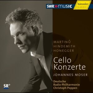 Martinu, Hindemith, Honegger  Cello Concertos