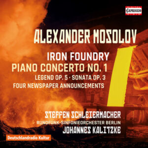 Mosolov Piano Concerto No. 1, Op. 14
